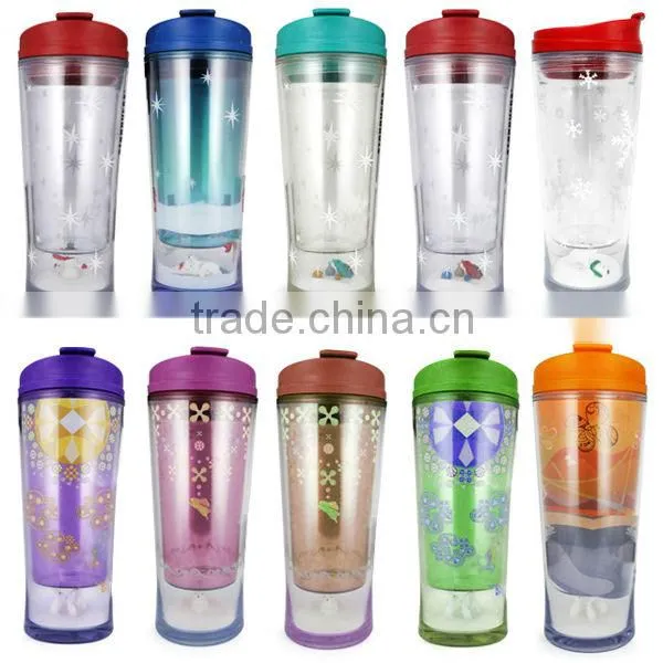 10oz/295ml Cute Double Wall Theme Travel Mug With Doll