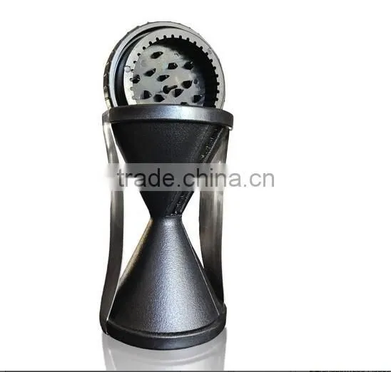 Green Black Stainless Steel Spirelli Spiral Slicer Spiral Vegetable Slicer as Seen on TV photo-2