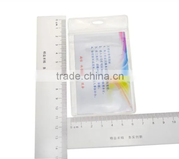 Clear PVC ID Card Working Card Badge Holder photo-4