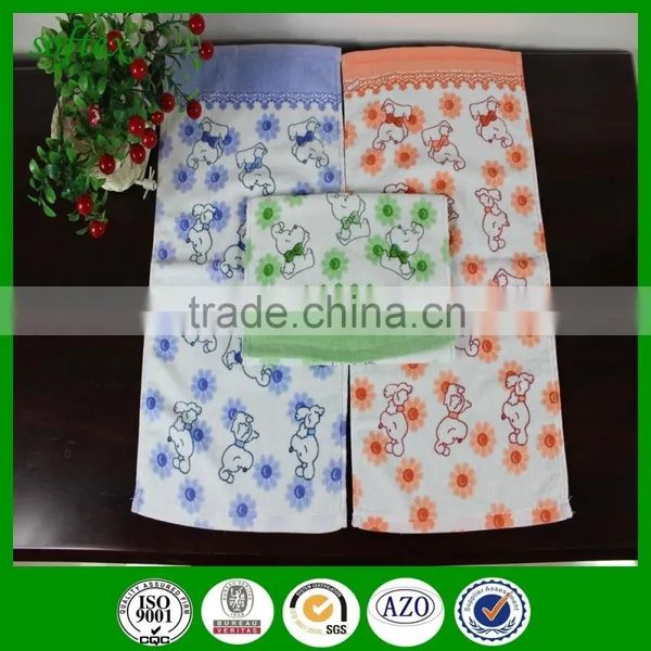 Happy Baby Towel,happy Time Cotton Printing Hand Towel photo-2