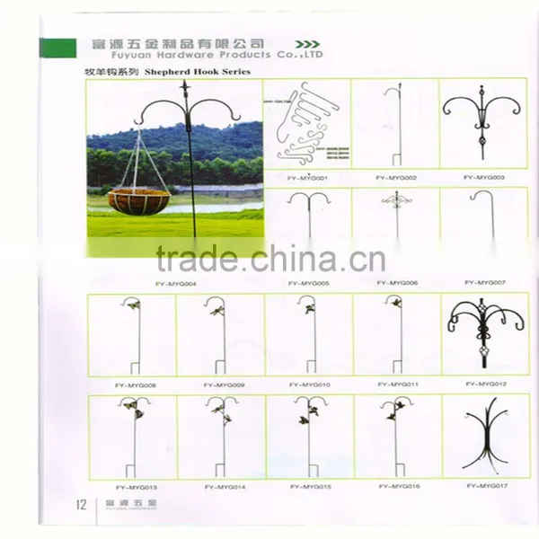 Beautiful Low Price Metal Garden Shepherd Hooks photo-4