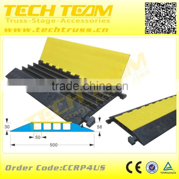 Rubber Traffic Roadway Cable Cross Protector photo-3