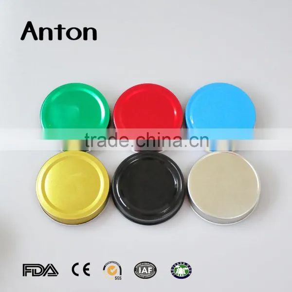 Colored Metal Tinplate Glass Caps for Glass Jar photo-2