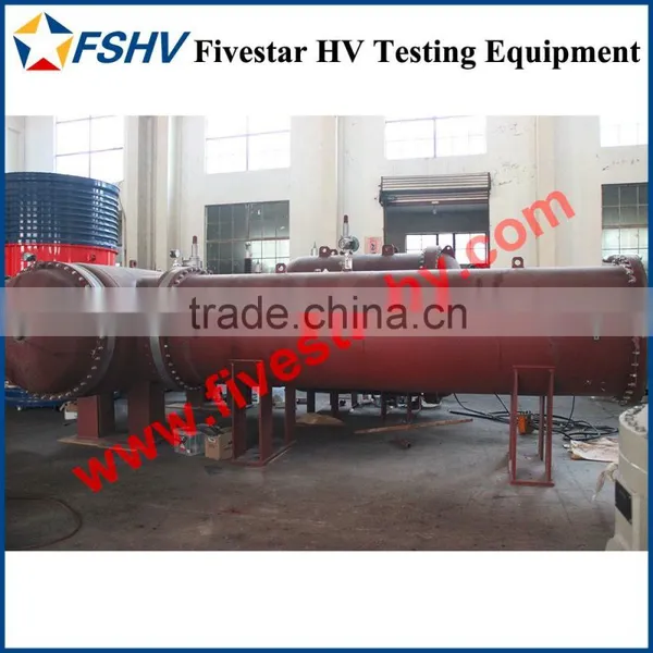 HV AC Voltage Test System With SF6 Gas Test Transformer for GIS Switchgear High Voltage Testing