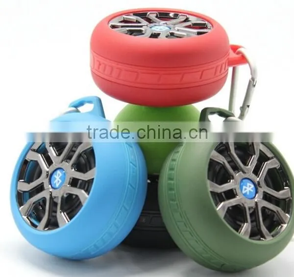 Special Tyre Shape Design Bluetooth Speaker, Promotion Gift Tire Shape Mini Speaker, Low Price Wireless Speaker photo-3