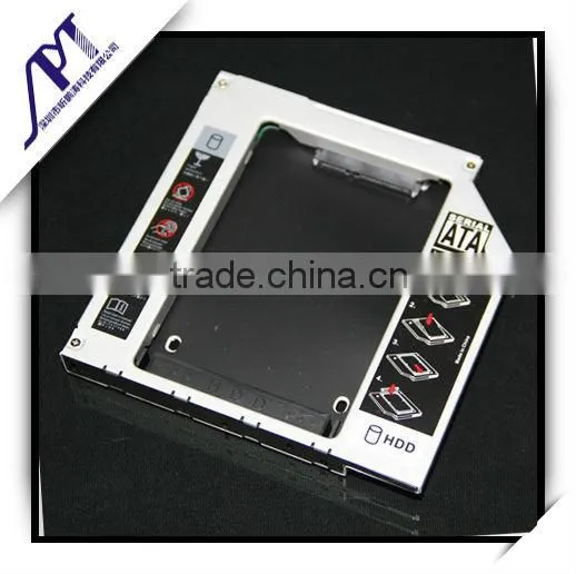 2.5" SATA 2nd Optical Bay Hard Drive Enclosure HDD Caddy for 12.7mm Universal CD/DVD-ROM