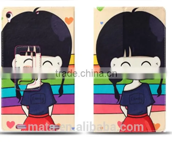 Wholesale Painting Cartoon Leather Cover Case For Ipad photo-5