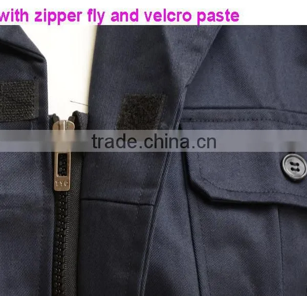 Polyester & 35% Cotton 220gsm Fabric Twill Industrial Fireproof Safety Uniforms Workwear for Mechanic Mens photo-2