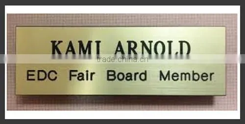 Factory Price Etched Stainless Steel Nameplates, Metal Nameplate for Shoes, Low Tolerance Etching Nameplate photo-4