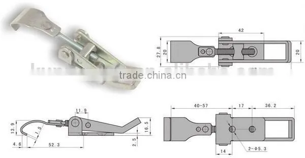Steel SK3-034 Adjustable Latch / Spring Load Hasp photo-2
