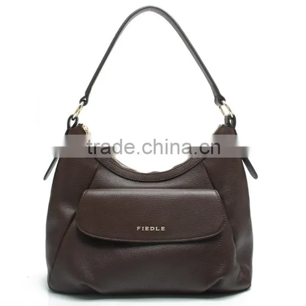 CSYH263-001 Handmade Trendy Fashion Ladies Handbag Genuine Leather Hobo Bags Made in China