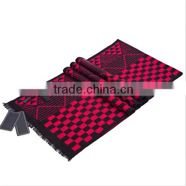 2015 New Fashion Cheap Jacquard Long 100% Silk Scarf for Men photo-2