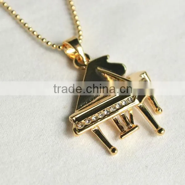 18k Gold Plated and Platina Plated Gold Necklace