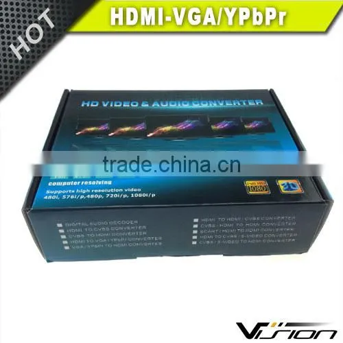 Generic PC DVD HDMI to VGA & Audio For HDTV CRT Video Converter Box Adapter 1080P New photo-5