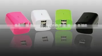 New Products AC Power Plug Adapter Dual Usb Travel Charger photo-2