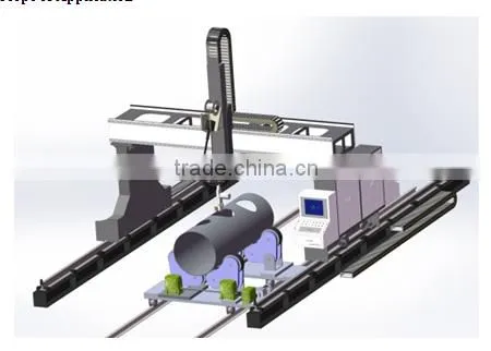 Gantry Cutting Robot of Intersecting Lines on Cylindrical Shell and Head photo-3