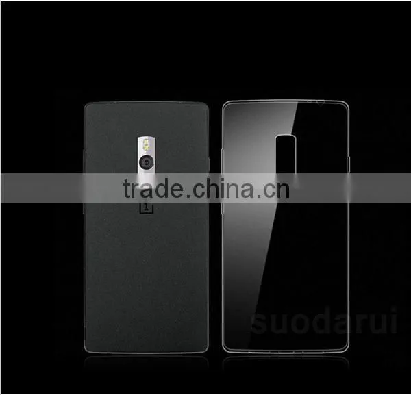 Fashion Crystal Soft Slim TPU Transparent Mobile Phone Cases Silicon Gel Covers For One Plus One photo-5