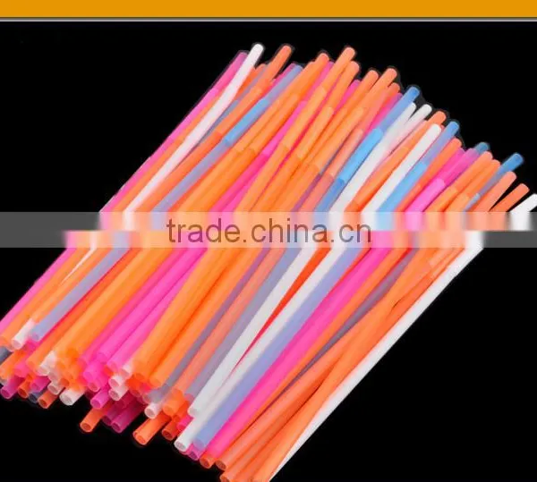 Hot Sale Custom Printing Striped Drinking Plastic Straws photo-2