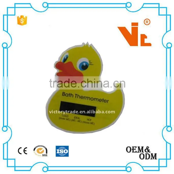 V-DT04-03 LCD display baby bath tub duck thermometer water thermometer