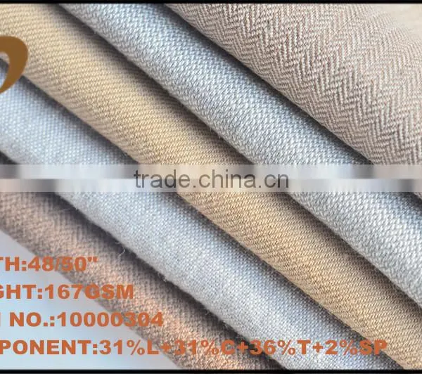 Special Fabric Yarn Dyeing Cotton Linen Polyester Spandex Fabric With Different Patters and Style photo-2