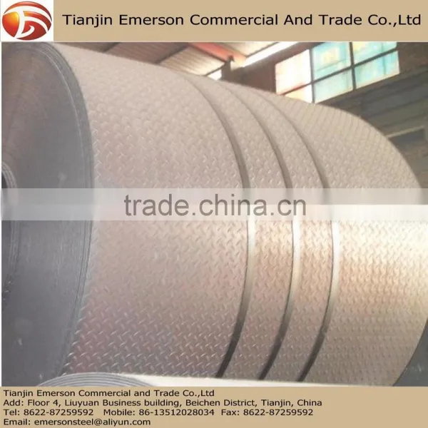 A36 SS400 Q235B Stock Available 1250mm 1500mm Width Checker Plate Coils Cut to Steel Checker Plate photo-5
