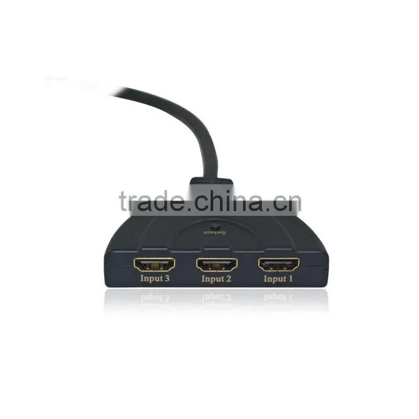 Version 1.4 Pigtail Switcher, 3 to 1 Hdmi Switcher 3*1 Support 4kx2k and Full 3d, Without Any Power Supply Needed photo-2