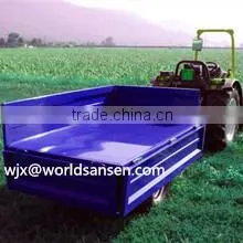 3 Ton Farm Trailer for Tractor,tipping Box Trailer With CE, Atv Lift System Atv Log Trailer With Crane photo-5