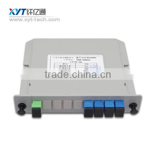 1x4 Plug-in Type Fiber Optic Plc Splitter From Plc Splitter Manufactures photo-2