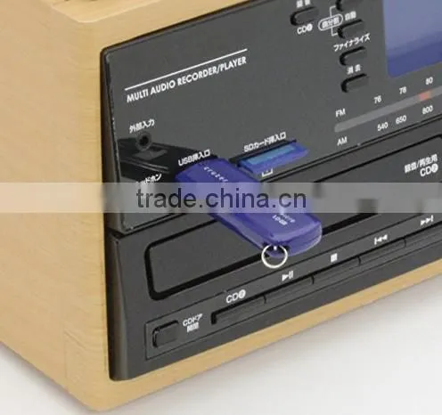 Antique Gramophone Usb sd Cassette lp Radio Record Vinyl lp Player photo-2