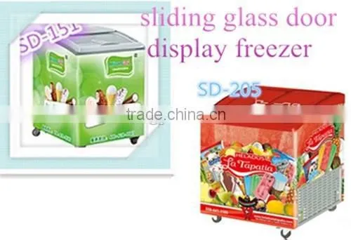 Mid-level Seriles Freezer Sliding Glass Door Chest Freezer Display Freezer photo-5