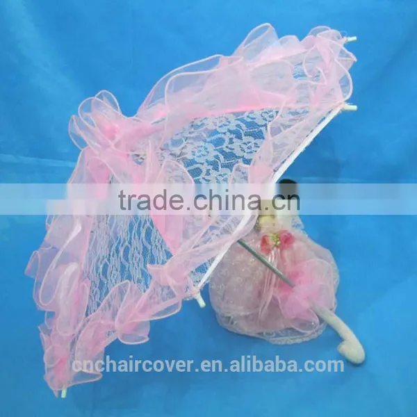 Hot Sale Kids Lace Umbrella For Wedding photo-5