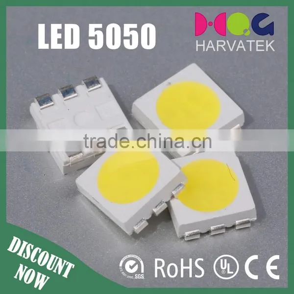 PLCC-6 5050 3-Chip LEDs Green Smd Led Specification photo-2