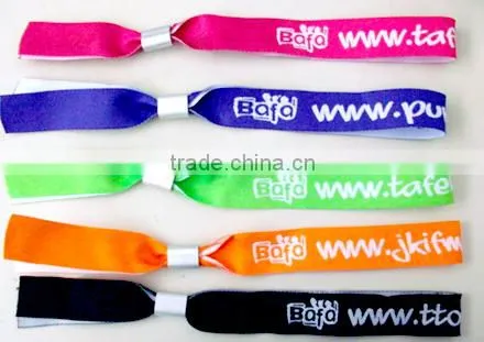 Custom Woven Wristband or Fabric Wristband