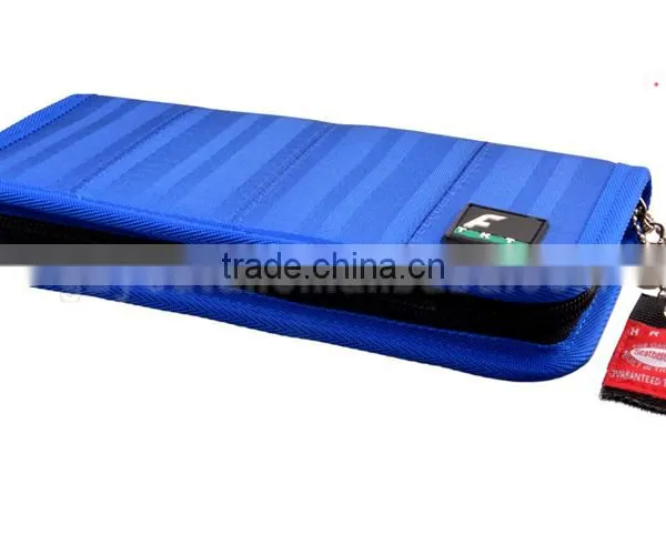 Japstyle Wallet JDM Version Racing Seat Fabric and Leather Wallet for Racing JDM Racing Wallet Blue photo-6