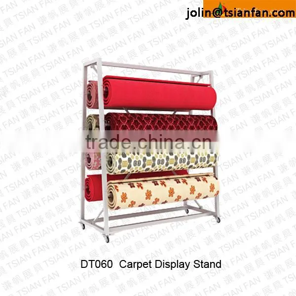 DT060 Rug Display Stand Rack / Carpet Display Rack /rolling up Rug Display Rack Stand