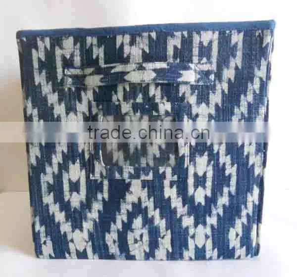 Indian Manufactory Collapsible Fabric Storage Box, Folding Box photo-3