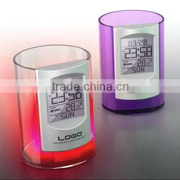 Creative Design Lcd Clock With Calendar Multifunction Lcd Calendar Temperature Clock