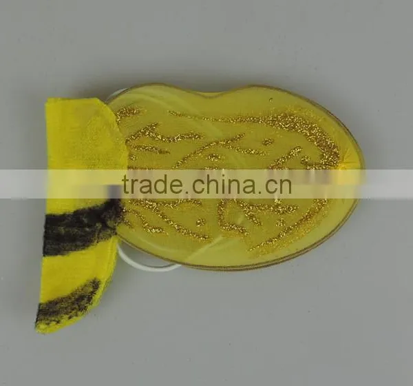 Small Yellow Beautiful Bee Shape Wing Bee Child Fairy Costume photo-3