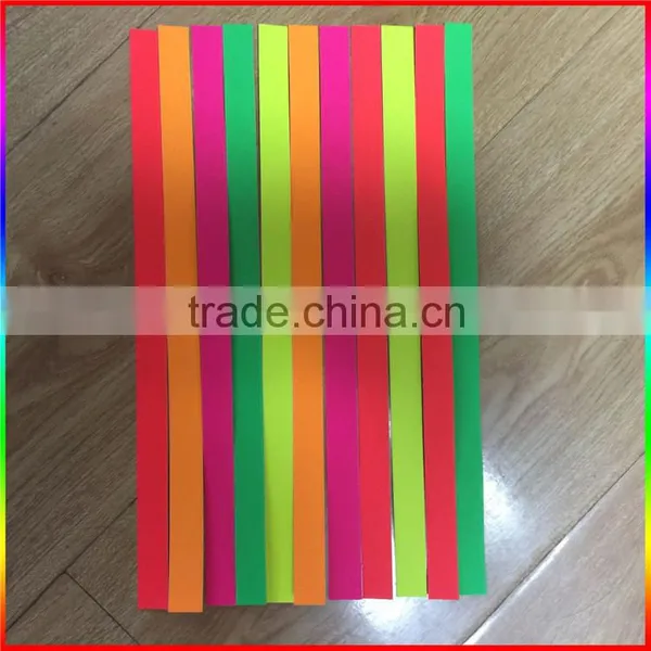 Colorful Fluorescent Paper Sticker, Fluorescent Sticker Strip photo-2