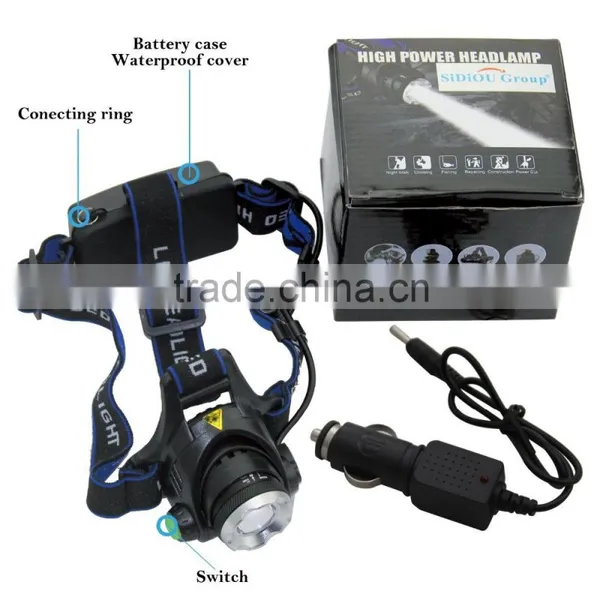 1800LM XM-L T6 LED Zoomable Headlight 3 Modes 18650 Bike Bicycle Flashlight Head Light Outdoor Camping photo-6