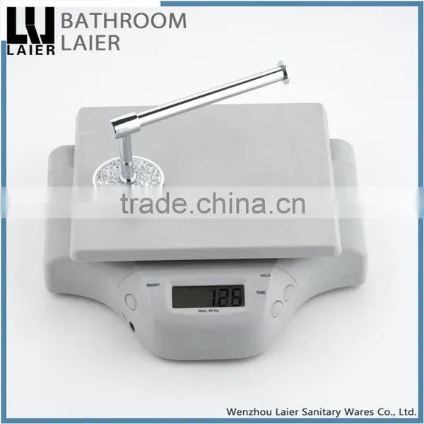 60933d Hot Sale Zinc Tube Chrome Plated Hotel Equipment Modern Design Bathroom Fittings Names Toilet Paper Holder photo-5