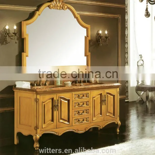 Bathroom Vanities Match Ceramic Sink,match Marble Top ,size Under 100cm WTS237 photo-3
