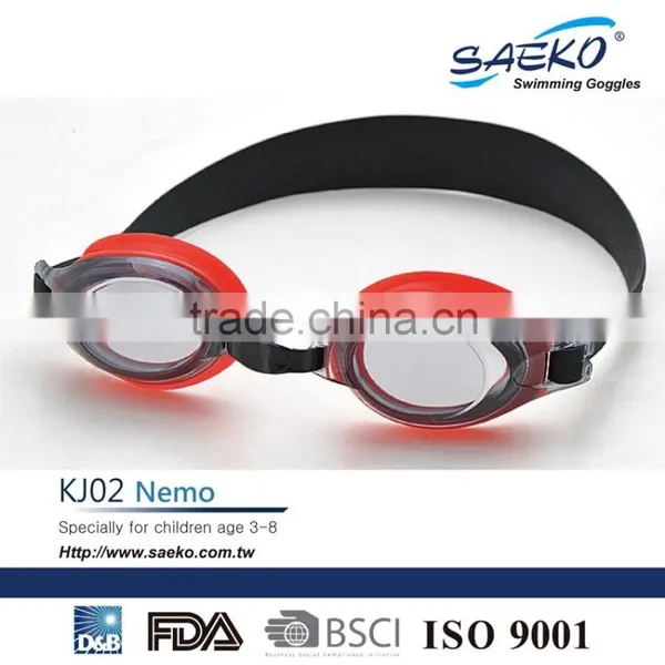 KJ02 - Best Selling Cute Comfortable Anti-Glare Kids Children Junior Swimming Goggles photo-4