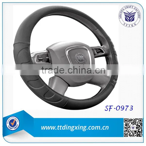 Fashion New Design Men Accessorries PU Car Steering Wheel Covers for Mitsubishi