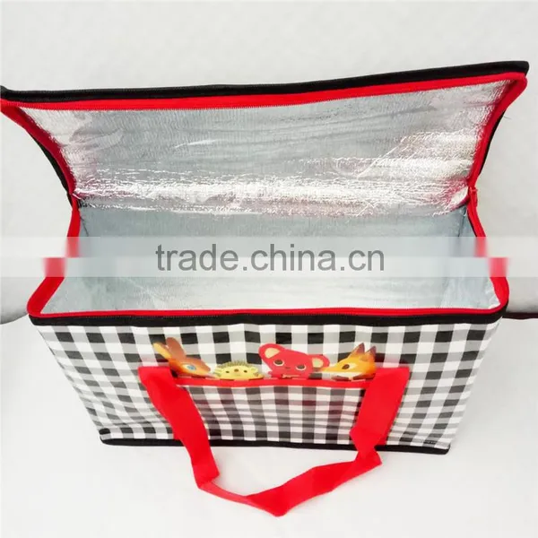 Waterproof pp Woven Lunch Cooler Bag Keeping Warm photo-2