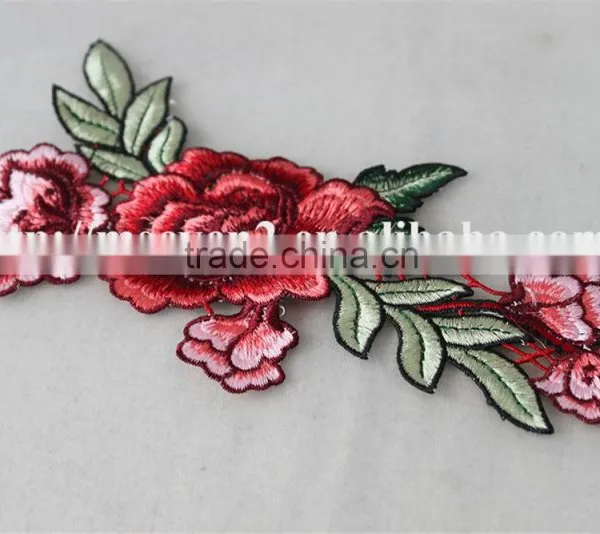 Pretty as Picture Rose Embroidery Printing Patch for Chinese Style Straight Skirt photo-4