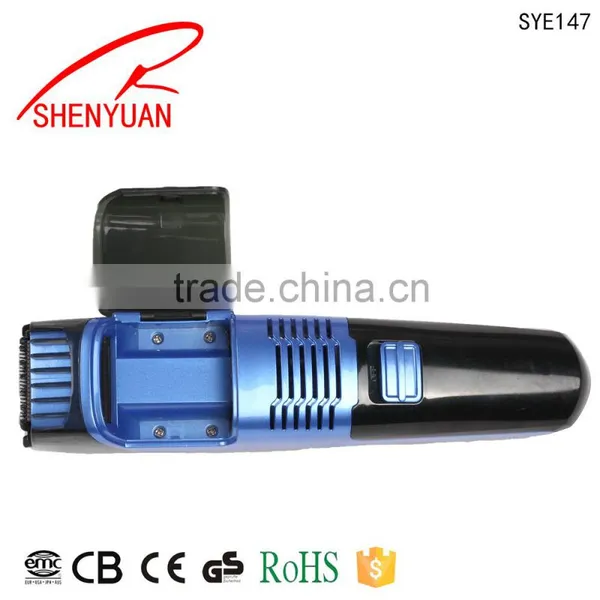 Rechargeable Electric Vacuum Hair Trimmer With Hair Storage Cup photo-4