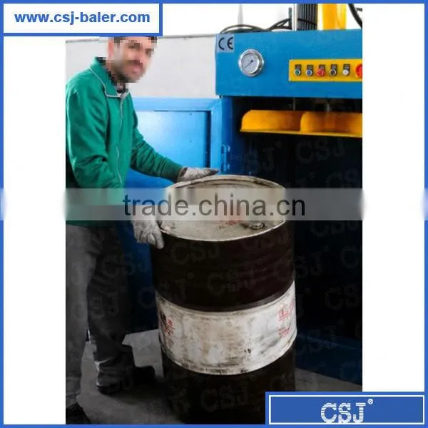 Gold Supplier Hydraulically Driven Drum Crusher Baler photo-4