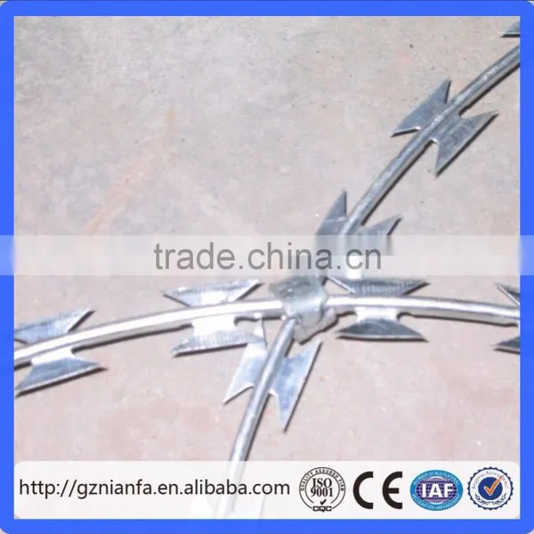 Hot Sale BTO 22 Galvanized Razor Blade Wire Price(Guangzhou Factory) photo-2