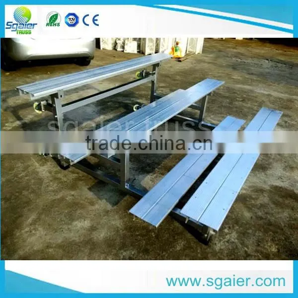 Theater Bleacher Plastic Seating System With Wheels photo-3